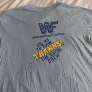 SOLD! WWF Local Crew T-shirt 1989/1990